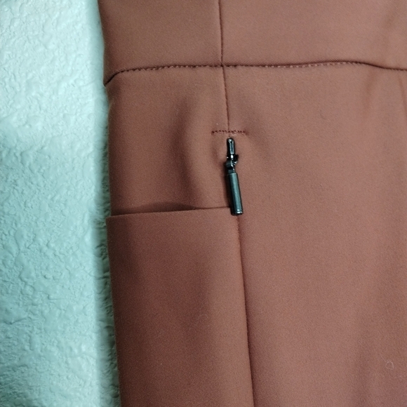 ATHLETA Stellar Skinny Trouser Ancient Mahogany Pants Plus Size 20 - Picture 3 of 8